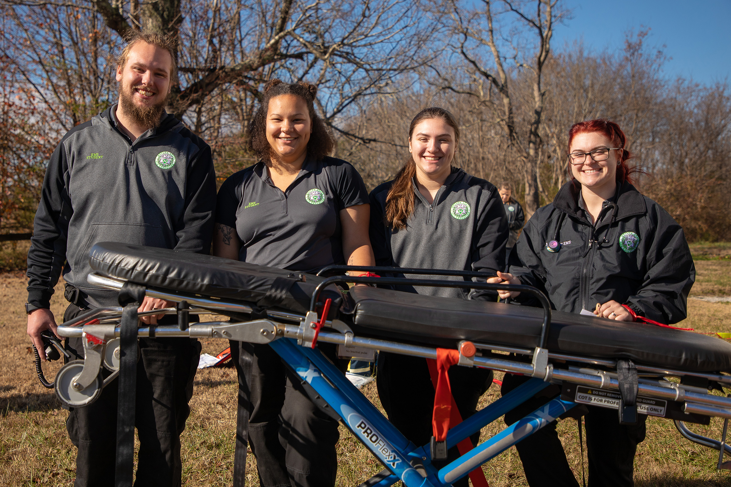 Left to right: Motlow students Devin Jordan, Hannah Leftwich, Gabby Monzon, and Alexis Hillis