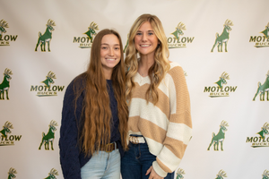 Susanna Cruit, left, and Anna Sullivan, recipients of the 2022 Rachel Gamble Memorial Scholarship.