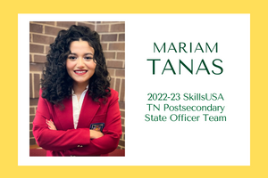 Motlow Student Elected to 2022-23 SkillsUSA TN Postsecondary State Officer Team