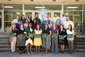 Faculty members who received tenure and promotions over the last year were announced at Convocation.