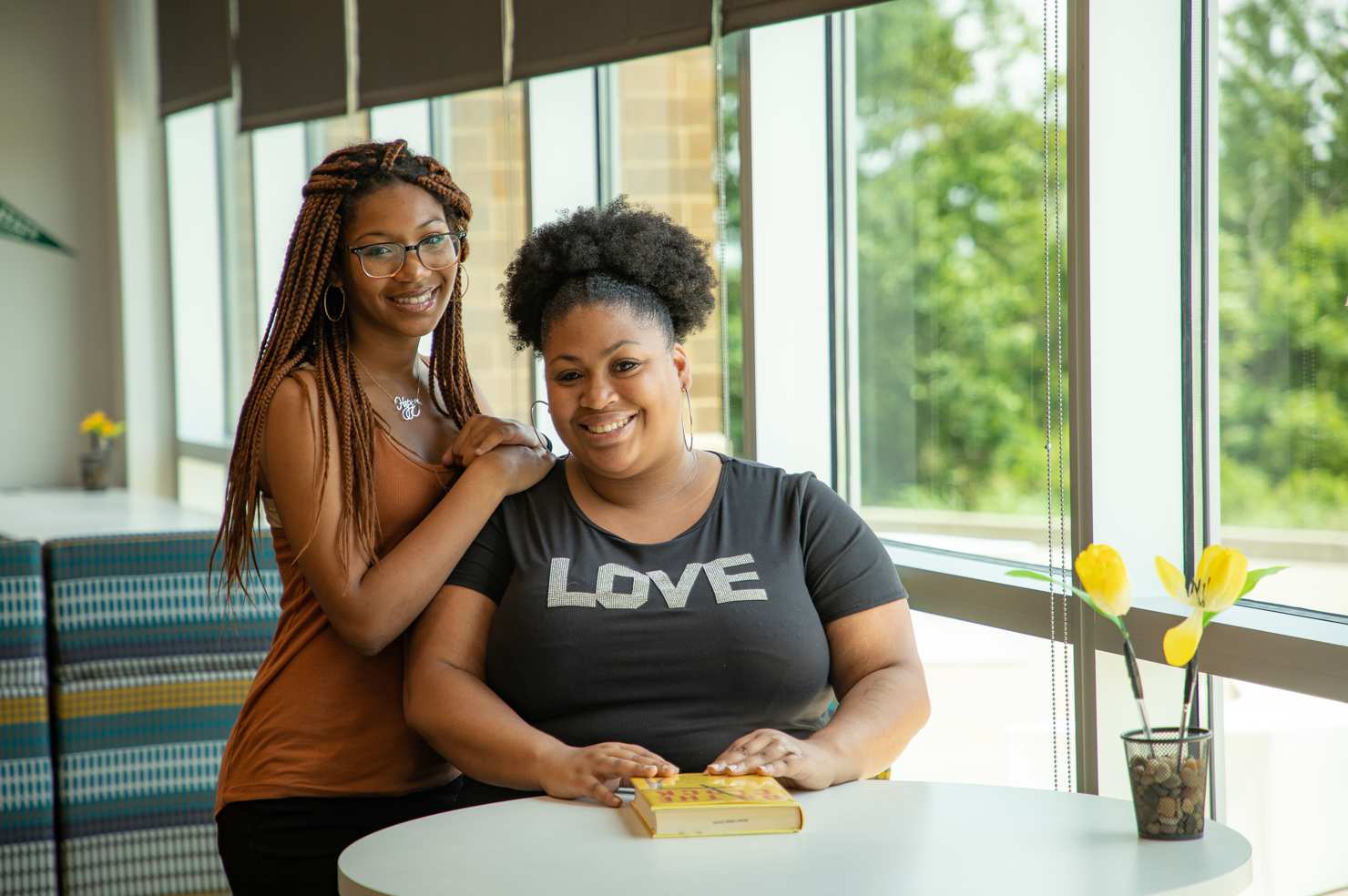 Jekaila Long, left, with mother Valencia Long Boyd