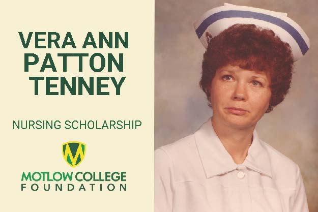 Motlow College Foundation Establishes Nursing Scholarship Honoring Vera Ann Patton Tenney