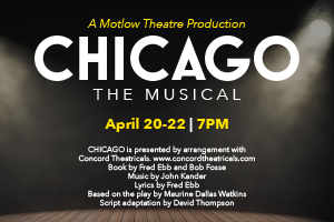 On April 20-22, Motlow State’s theatre department performs “Chicago” at 7 p.m. each night.