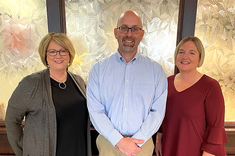 Phyllis Daniel, Mark Howell, and Sharon Bateman