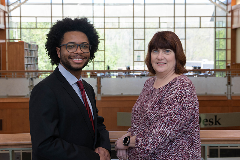 President of the Nursing Program Kaleb McKissick and Dean of Nursing and Allied Health Dr. Amy Holder